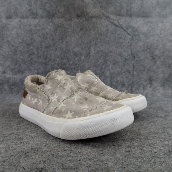 Blowfish Shoes Kids 13 Sneakers Slip On Casual Distressed Canvas Trainers Stars - Picture 1 of 12